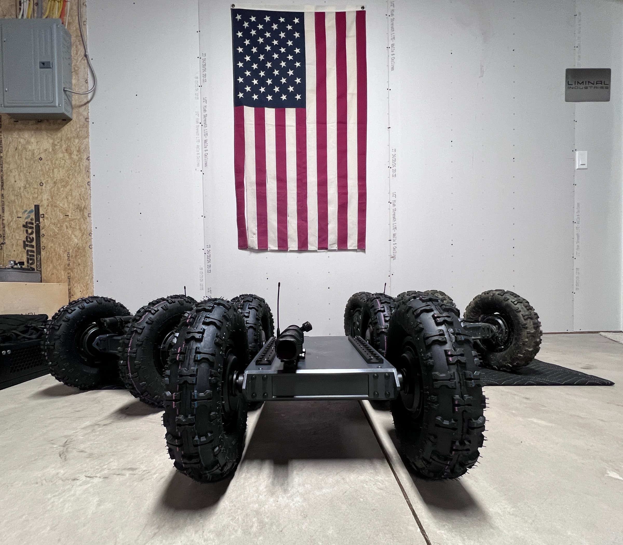 Three DUEL-V vehicles staged for GroundBreaker 1